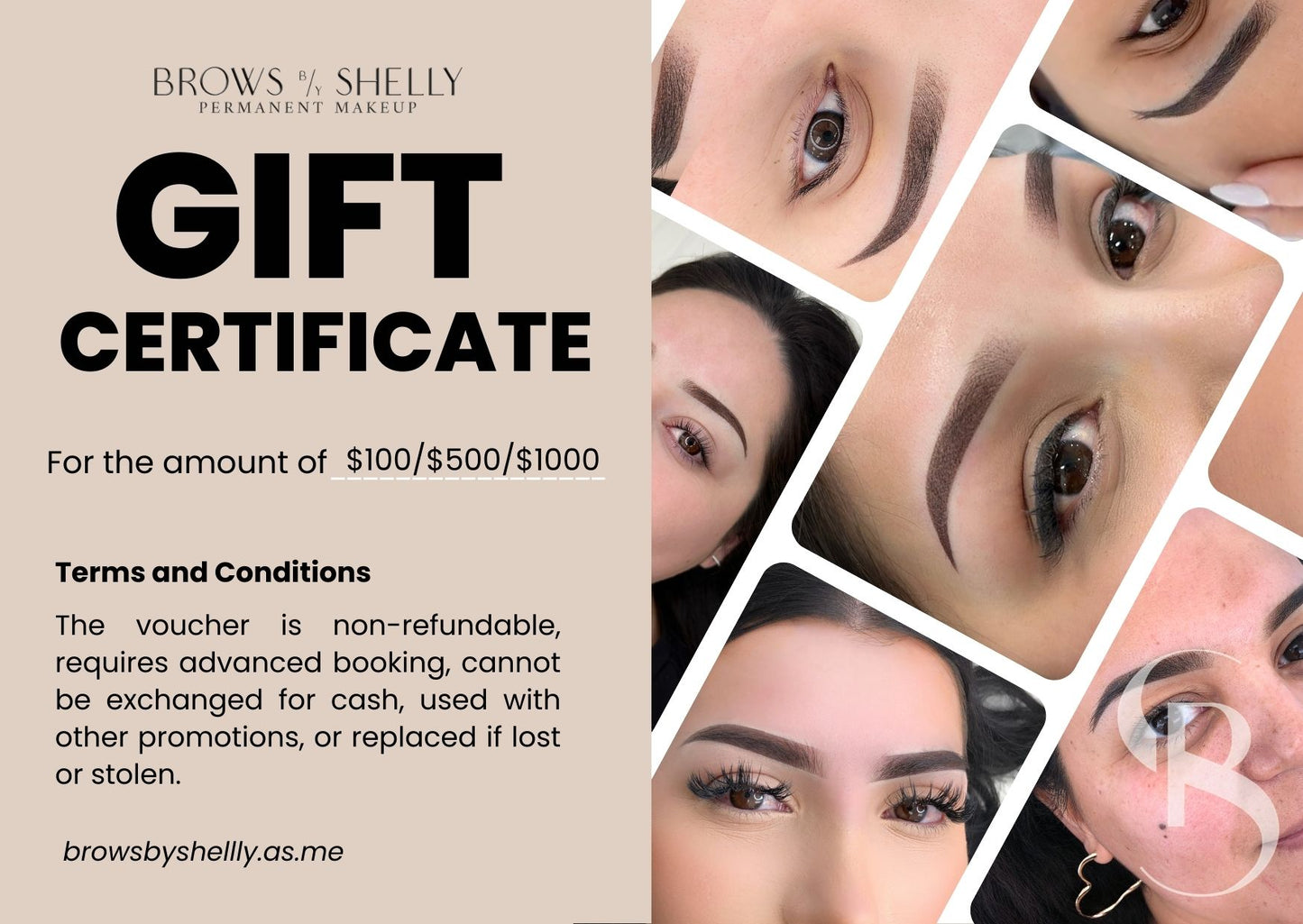 Brows by Shelly Gift Certificate